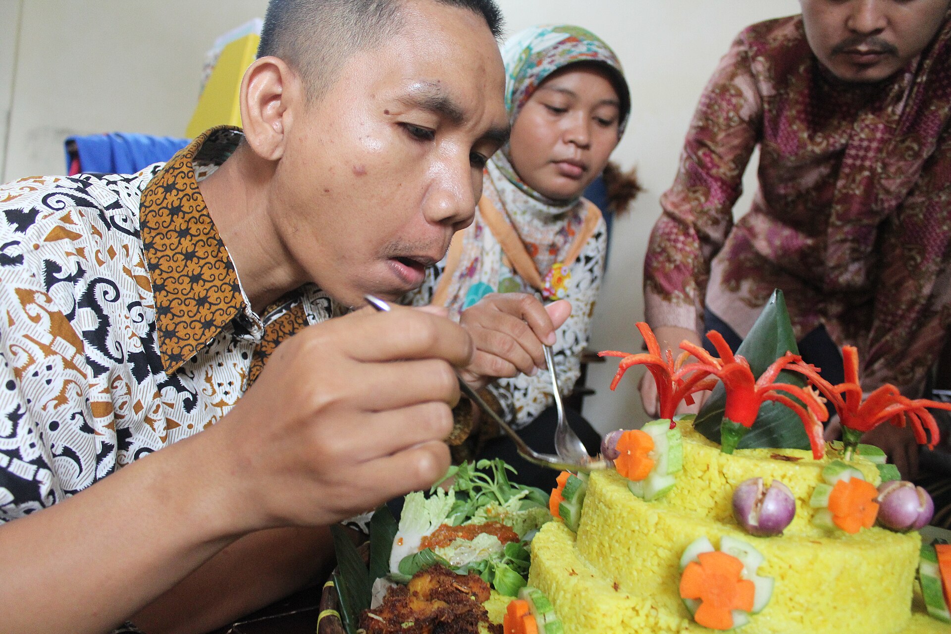 Meja prasmanan Rasa Padma